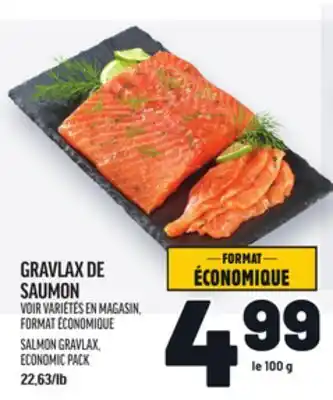 Metro GRAVLAX DE SAUMON | SALMON GRAVLAX, ECONOMIC PACK offer