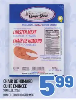 Metro CHAIR DE HOMARD CUITE ÉMINCÉE | MINCED COOKED LOBSTER MEAT offer