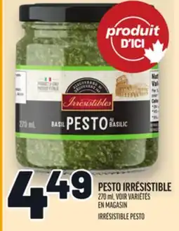 Metro PESTO IRRÉSISTIBLE | IRRÉSISTIBLE PESTO offer