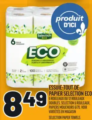 Metro ESSUIE-TOUT DE PAPIER SELECTION ECO | SELECTION PAPER TOWELS offer