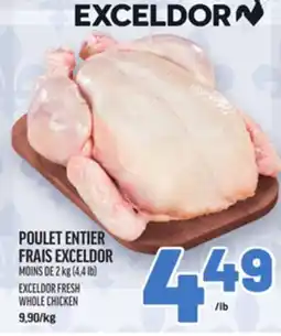 Metro POULET ENTIER FRAIS EXCELDOR | EXCELDOR FRESH WHOLE CHICKEN offer