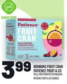 Metro BONBONS FRUIT CRAN PATIENCE FRUIT & CO | PATIENCE FRUIT & CO CANDIES offer