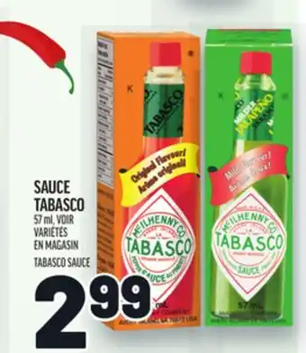 Metro SAUCE TABASCO | TABASCO SAUCE offer