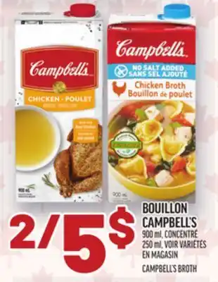 Metro BOUILLON CAMPBELL'S | CAMPBELL'S BROTH offer