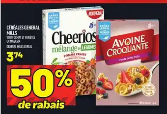 Metro CÉRÉALES GENERAL MILLS | GENERAL MILLS CEREAL offer