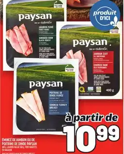 Metro ÉMINCÉ DE JAMBON OU DE POITRINE DE DINDE PAYSAN offer