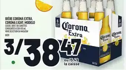 Metro BIÈRE CORONA EXTRA, CORONA LIGHT, MODELO | BEER offer