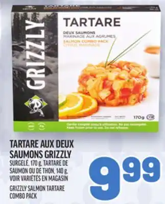 Metro TARTARE AUX DEUX SAUMONS GRIZZLY | GRIZZLY SALMON TARTARE COMBO PACK offer