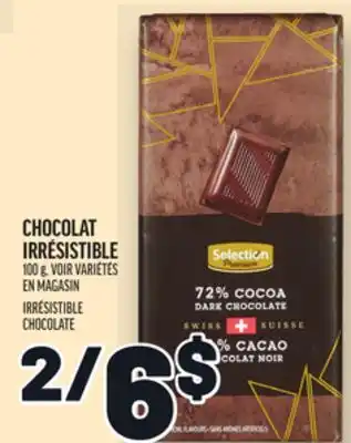 Metro CHOCOLAT IRRÉSISTIBLE | IRRÉSISTIBLE CHOCOLATE offer