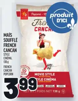 Metro MAÏS SOUFFLÉ FRENCH CANCAN | FRENCH CANCAN POPCORN offer