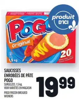 Metro SAUCISSES ENROBÉES DE PÂTE POGO | POGO FROZEN BREADED WIENERS offer