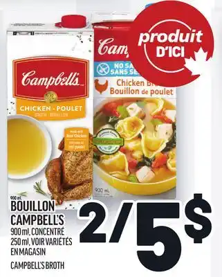 Metro BOUILLON BOUILLON CAMPBELL'S | CAMPBELL'S BROTH offer