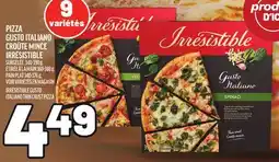 Metro PIZZA GUSTO ITALIANO CROÛTE MINCE IRRÉSISTIBLE | IRRÉSISTIBLE GUSTO ITALIANO THIN CRUST PIZZA offer