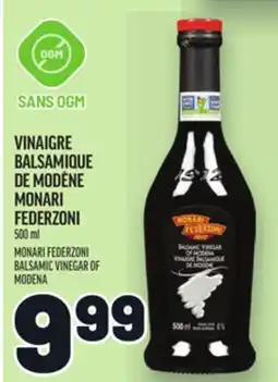 Metro VINAIGRE BALSAMIQUE DE MODÈNE MONARI FEDERZONI | MONARI FEDERZONI BALSAMIC VINEGAR OF MODENA offer