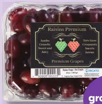 IGA PREMIUM RED SEEDLESS GRAPES offer