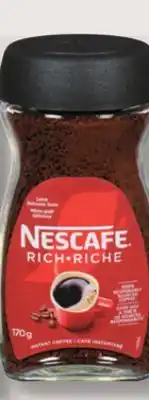 IGA NESCAFÉ RICHE COFFEE OR TEA offer