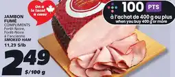 IGA COMPLIMENTS SMOKED HAM offer