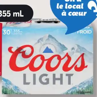 IGA COORS LIGHT BEER offer