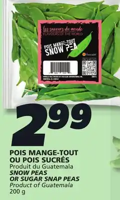 IGA SNOW PEAS OR SUGAR SNAP PEAS offer