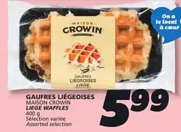 IGA MAISON CROWIN LIEGE WAFFLES offer