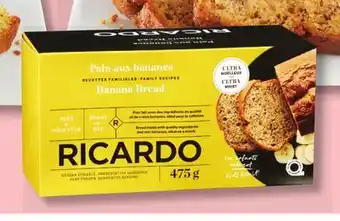 IGA RICARDO CHOCOLATE & ZUCCHINI, LEMON & POPPY SEED OR BANANA BREAD offer