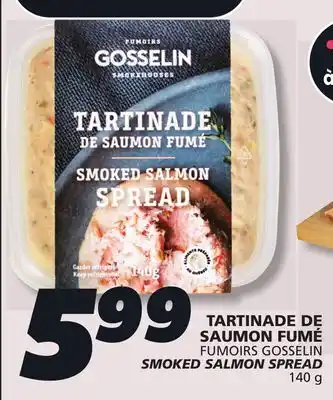 IGA FUMOIRS GOSSELIN SMOKED SALMON SPREAD offer