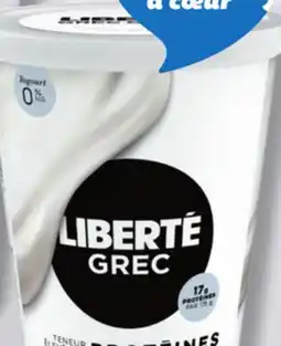 IGA LIBERTÉ GREC YOGURT offer