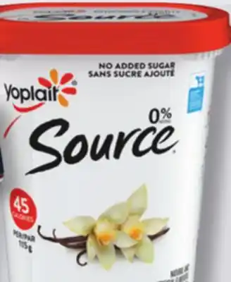 IGA YOPLAIT SOURCE YOGURT offer