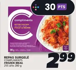 IGA COMPLIMENTS FROZEN MEAL offer