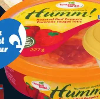 IGA FONTAINE SANTÉ HUMMUS OR BABA GANNOUJ offer