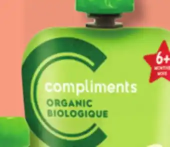 IGA COMPLIMENTS BIOLOGIQUE BABY FOOD offer