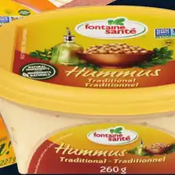 IGA FONTAINE SANTÉ HUMMUS offer