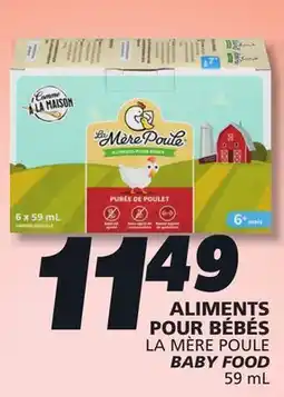 IGA LA MÈRE POULE BABY FOOD offer