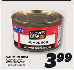 IGA CLOVER LEAF PINK SALMON offer