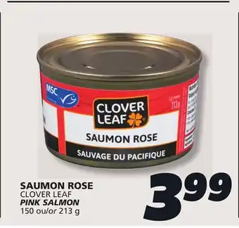 IGA CLOVER LEAF PINK SALMON offer