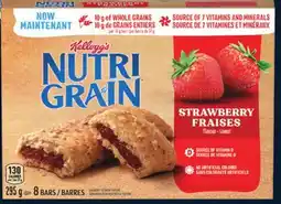 IGA KELLOGG'S NUTRI-GRAIN BARS, RICE SQUARES OR TARTS offer