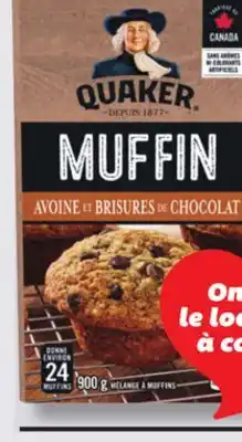 IGA QUAKER COOKIE, MUFFIN OR PANCAKE MIX, INSTANT OATMEAL OR CEREAL offer