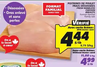 IGA FRESH BONELESS CHICKEN BREASTS offer