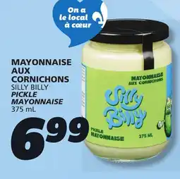 IGA SILLY BILLY PICKLE MAYONNAISE offer