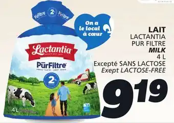 IGA LACTANTIA MILK offer