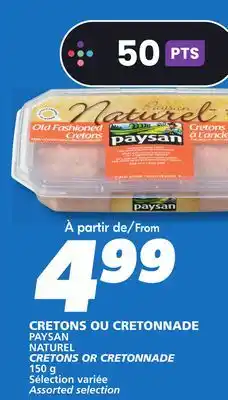 IGA PAYSAN NATUREL CRETONS offer