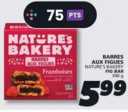 IGA NATURE'S BAKERY FIG BAR offer