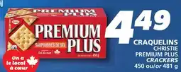 IGA CHRISTIE PREMIUM PLUS CRACKERS offer