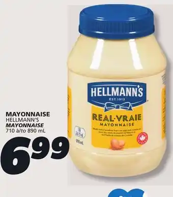 IGA HELLMANN'S MAYONNAISE offer