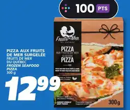 IGA FRUITS DE MER DU QUÉBEC FROZEN SEAFOOD PIZZA offer