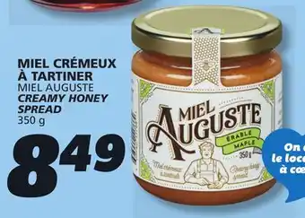 IGA MIEL AUGUSTE CREAMY HONEY SPREAD offer