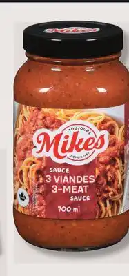 IGA MIKES PASTA SAUCE offer