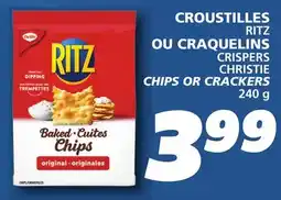 IGA RITZ CHIPS OR CRACKERS offer