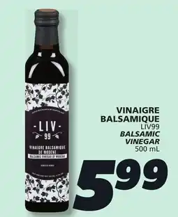 IGA LIV99 BALSAMIC VINEGAR offer