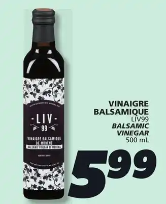 IGA LIV99 BALSAMIC VINEGAR offer